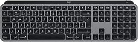 تصویر کلیدهای Logitech MX Advanced Wireless -Ceyboard برای Mac ، qwerty ایتالیایی - خاکستری Logitech MX Keys Advanced Wireless Illuminated Keyboard for Mac, QWERTY Italian Layout - Grey