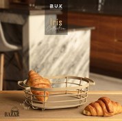 تصویر سبد بیضی فلزی کوچک بی وی کی کد 465425 کالکشن آیریس 