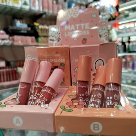 تصویر رژ لب مایع مات دراگون رانی مدل Rabbit بسته ۳ عددی 