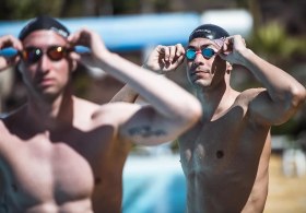 تصویر عینک شنا مسابقه ای نابایجی مدل nabaiji Swedish 900 - mirror NABAIJI swimming goggles swedish 900 mirror