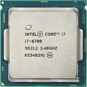 تصویر پردازنده اینتل مدل Intel Core i7-6700 Skylake Intel Core-i7 6700 3.4GHz LGA 1151 Skylake TRAY