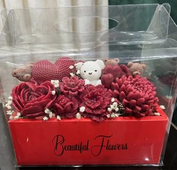 تصویر باکس گل ولنتاینی Valentine's Day Flower Box