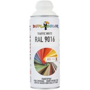 تصویر اسپری رنگ سفید ترافیک دوپلی کالر مدل Ral 9016 حجم 400 میلی لیتر Dupli Color Ral 9016 Traffic White Paint Spray 400ml