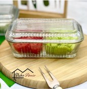 تصویر کره خوری شیشه ای دو قسمتی پاشاباغچه کد ۹۶۷۶۴ 