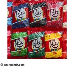 تصویر بادکنک تک رنگ و رنگی100 عددی 