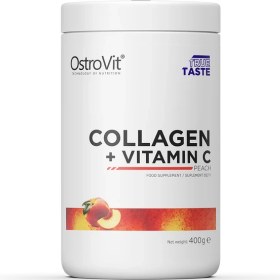 تصویر کلاژن و ویتامین سی استروویت 400 گرم collagen+vitamin c OstroVit 