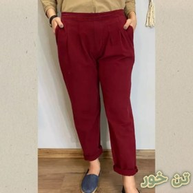 تصویر شلوار مام استایل نخی زنانه ا Mom-style Pants Mom-style Pants