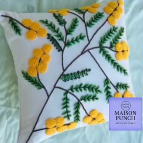 تصویر کوسن گل زرد 