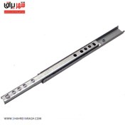 تصویر ریل کشو دو تکه سایز ۳۵ سانتیمتر 