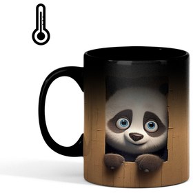 تصویر ماگ حرارتی طرح پاندا1 