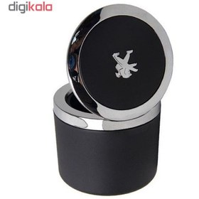 تصویر زیرسیگاری خودرو مدل P508 - مشکی 