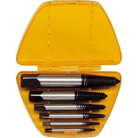 تصویر قلاویز چپ گرد جنیوس 6 عددی 6 Piece Screw Extractor Set