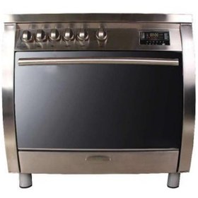 تصویر اجاق گاز تاکنو گاز سری امپریال مدل E8 پنج شعله استیل Tacnogas Imperial Series E8 SS Gas Stove