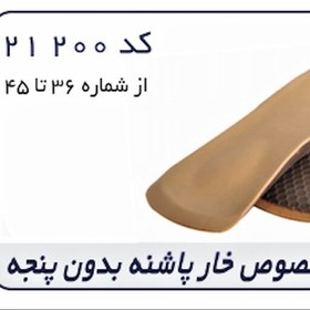 تصویر کفی طبی مخصوص خار پاشنه (بدون پنجه) Foot Arch Support For Plantar Fasciitis (Wit 