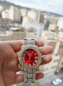 تصویر ساعت مچی فول نگین رولکس مدل Rolex Day_Date 4233A 