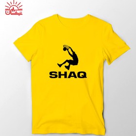 تصویر تیشرت زرد بسکتبال(SHAQ) 