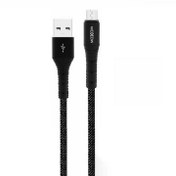 تصویر کابل تبدیل USB به microUSB موکسوم مدل CB-28 طول 1 متر مشکی کابل تبدیل