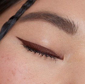 تصویر خط چشم قهوه ای یاکیس yeahkiss brown eyeliner 