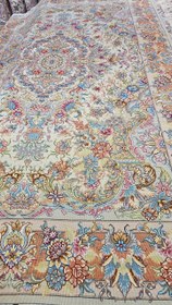 تصویر فرش خطیبی دست بافت جفت به هم چسبیده 30 رج -1010 