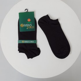 تصویر جوراب مردانه قوزکی مشکی 