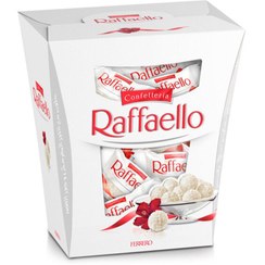 تصویر توپک نارگیلی رافائلو Raffaello با فیلینگ خامه و مغز بادام 230 گرم 