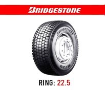 تصویر لاستیک خودرو بریجستون مدل M729 (گل عقب) سایز 315/70R22.5 