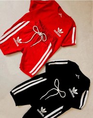 تصویر ست تیشرت و شلوارک آدیداس بچگانه سایز ۲ تا ۸ سال 