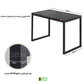 تصویر میز اداری دیزم مدل TLD-93D43-90BONE 