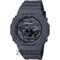 تصویر ساعت مچی جیشاک GA_2100 اسپرت مشکی صفحه چریکی G_shock