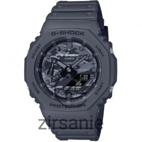 تصویر ساعت مچی جیشاک GA_2100 اسپرت مشکی صفحه چریکی G_shock