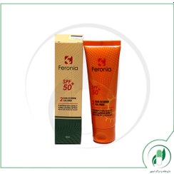 تصویر ضدآفتاب فاقد چربی رنگ طبیعی ۲ SPF 50 فرونیا – feronia 