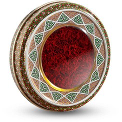 تصویر زعفران سرگل صادراتی طرح خاتم | یک مثقالی 
