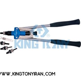 تصویر 79731 - انبر مهره پرچ دو دسته با 4 سايز ( M5-M6-M8-M10 ) کين توني 