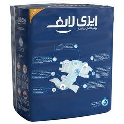 تصویر پوشک کامل بزرگسالان ایزی لایف سایز بزرگ ۱۴ عددی Easy Life large Adult Protective Diaper 14 pcs