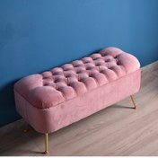 تصویر پاف باکس جلو خم پارچه جاسمین 