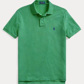 تصویر پولو شرت Ralph Lauren CLASSIC-FIT MESH POLO EMERLAD GREEN 