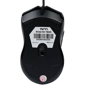 تصویر ماوس باسیم تسکو مدل TM 289 ا TSCO TM 289 Wireless Optical Mouse TSCO TM 289 Wireless Optical Mouse