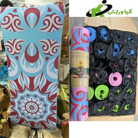 تصویر خرید مت 6 میل طرح دار جنس EVA با کاور 10 عددی mat 6 shaft patterned eva material with cover 10 pcs