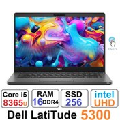 تصویر لپ تاپ استوک دل مدل Dell Latitude 5300 Core i5-8265U 16GB RAM 256GB SSD لمسی Dell Latitude 5300 Core i5-8265U 16GB RAM 256GB SSD