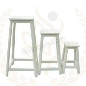 تصویر استند چهارپایه بزرگ سفید 