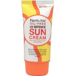 تصویر کرم ضد آفتاب بدون چربی برند فارم استی Farm Stay Oil Free UV Deffence Sun Cream