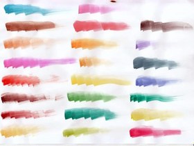 تصویر آبرنگ افرا حرفه ای 24 رنگ ا Afra 24 color Watercolours Afra 24 color Watercolours