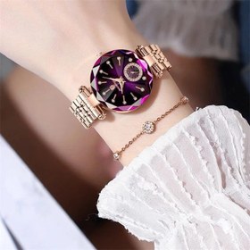 تصویر ساعت زنانه پوداگار PODAGAR مدل ۷۱۹ - صفحه آبی PODAGAR women's watch model 719