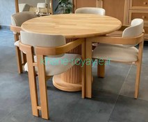 تصویر میزوصندلی غذاخوری مدل اچ پلاس Dining table and chairs model H Plus