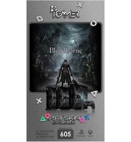 تصویر اسکین برچسب برای PS4 طرح بازی Bloodborne - مناسب PS4 Slim 