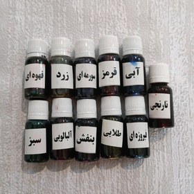 تصویر رنگ جوهری رزین رنگ جوهری شفاف 