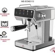 تصویر اسپرسوساز مباشی کد ECM2113 - سیلور / اصالت و سلامت کالا ا Espresso mebashi ECM2113 Espresso mebashi ECM2113