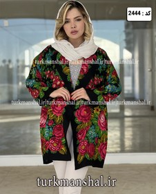 تصویر مانتو سنتی ترکمن 