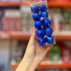 تصویر آویز های گوی درخت کریسمس (سایز کوچیک) 