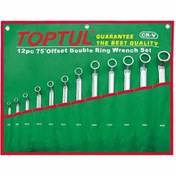 تصویر مجموعه 12عددی آچار دوسر رینگ تاپ تول – TOPTUL مدل GAAA1204 